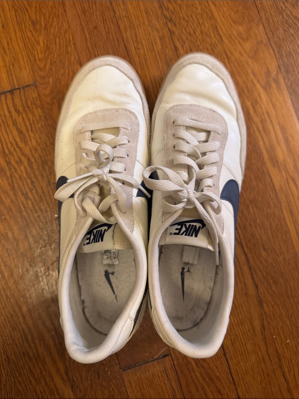 Nike Men’s Killshot 2 in White, Beige, and Navy